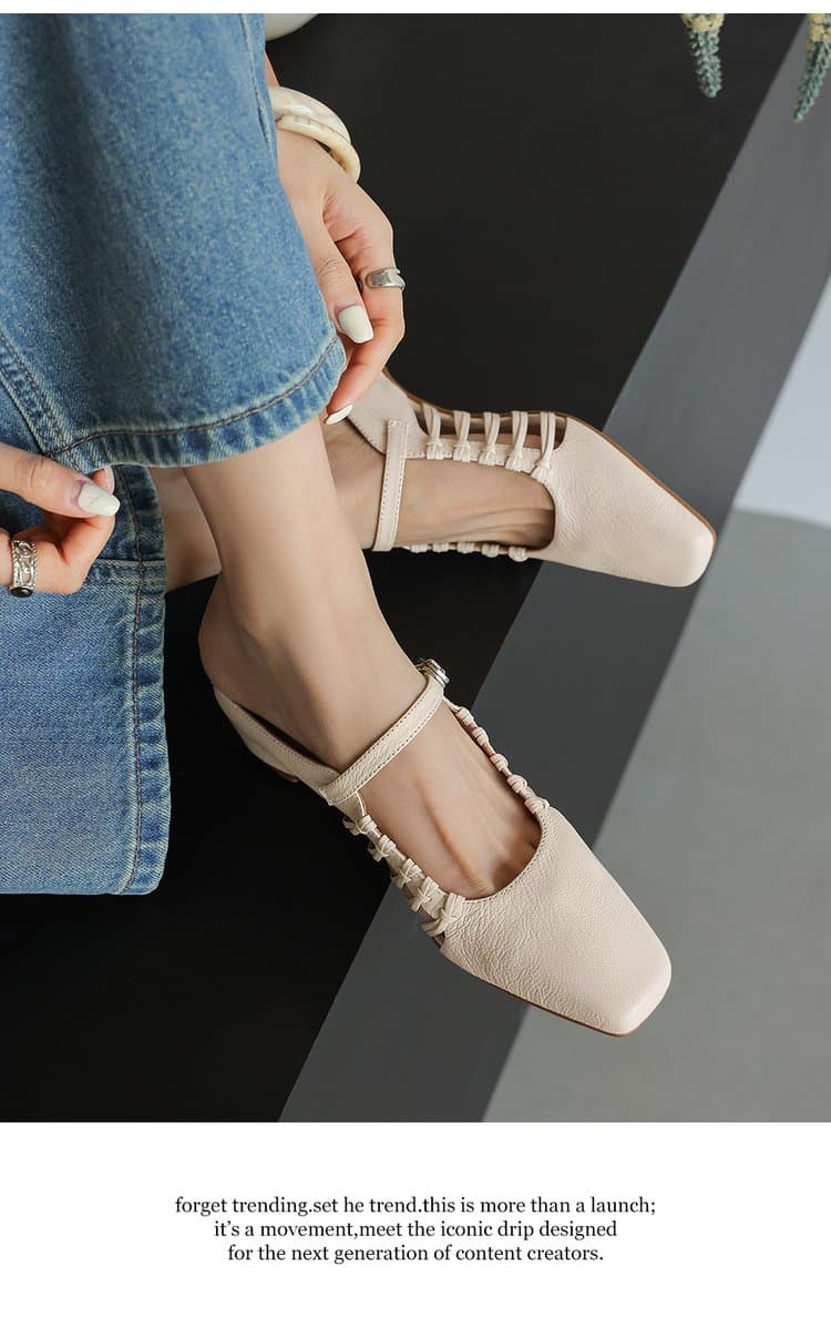 Moderne Sommersandal med Sløjfe — billede 1