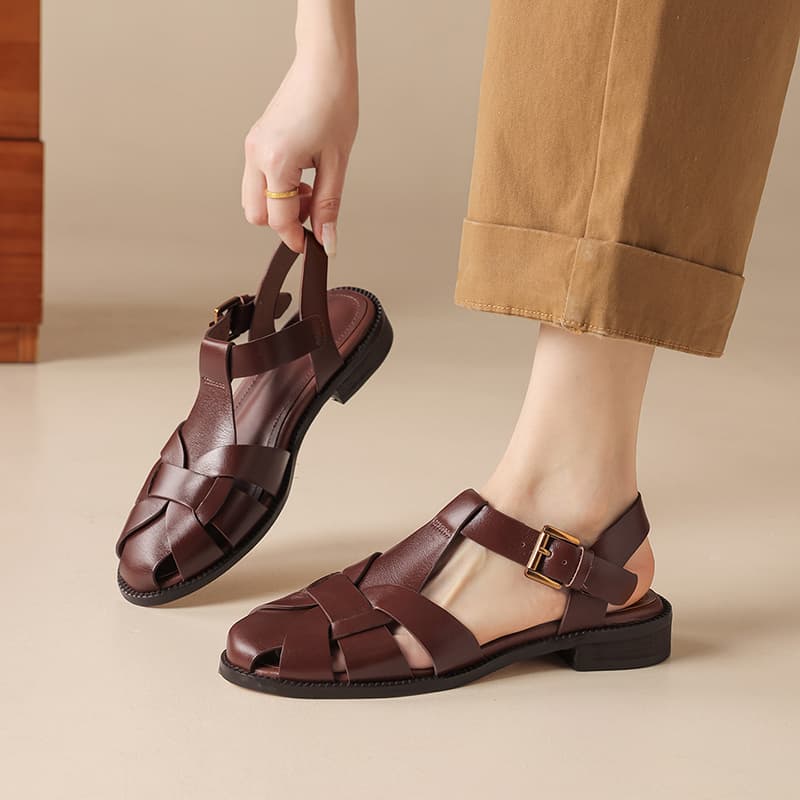 Nordisk Sandal med Rem — billede 1