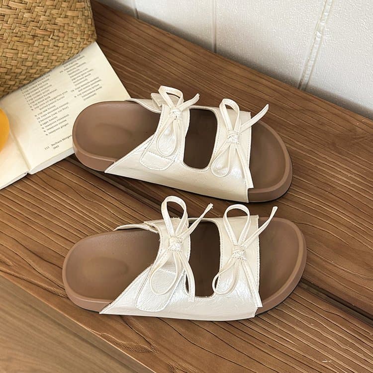 Komfortabel Sommersandal med Snøre — billede 1