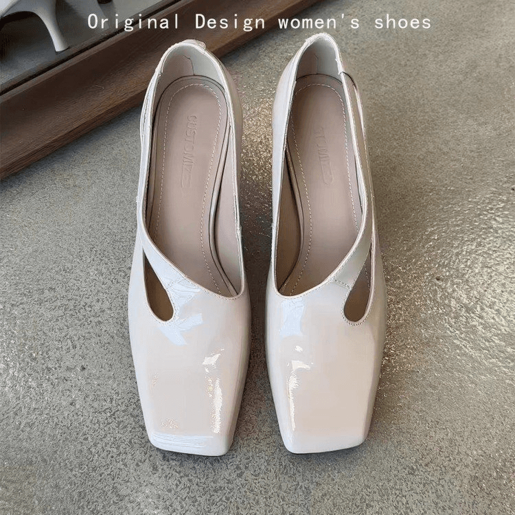 Chic Pump med Perler — billede 1