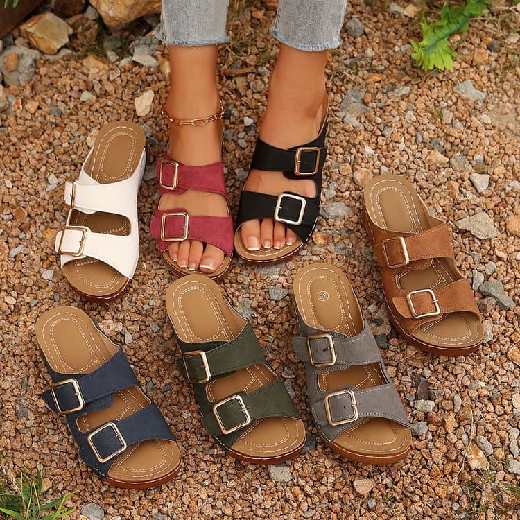 Nordisk Sandal med Platform — billede 1